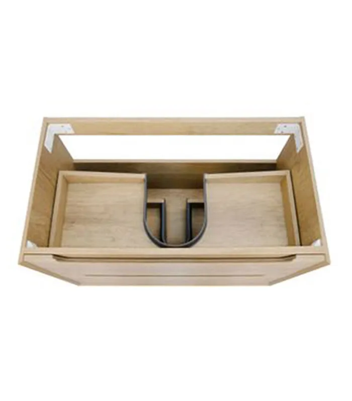 Byron Natural Oak 600/750/900mm Plywood Wall Hung Vanity Topview
