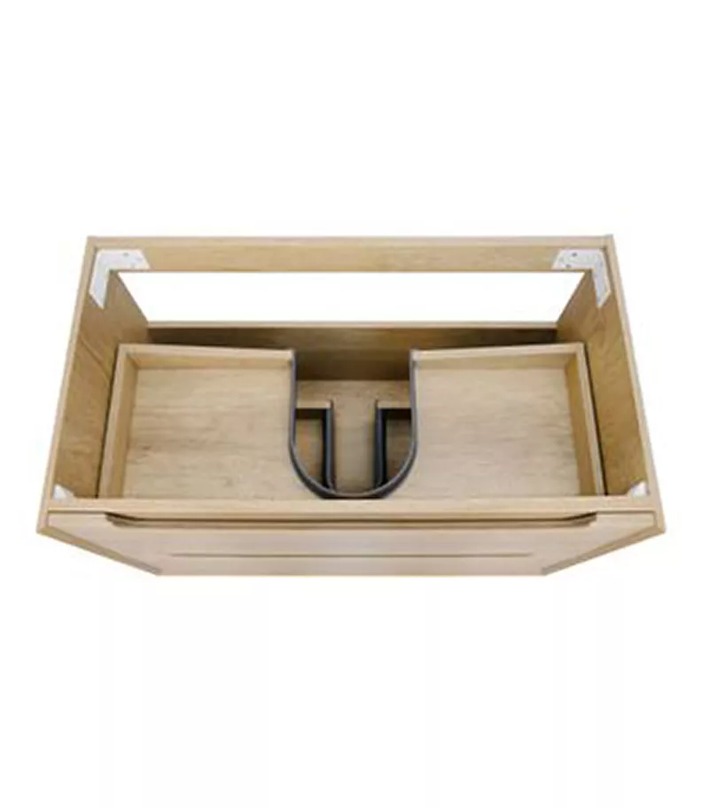Byron Natural Oak 600/750/900mm Plywood Wall Hung Vanity Topview
