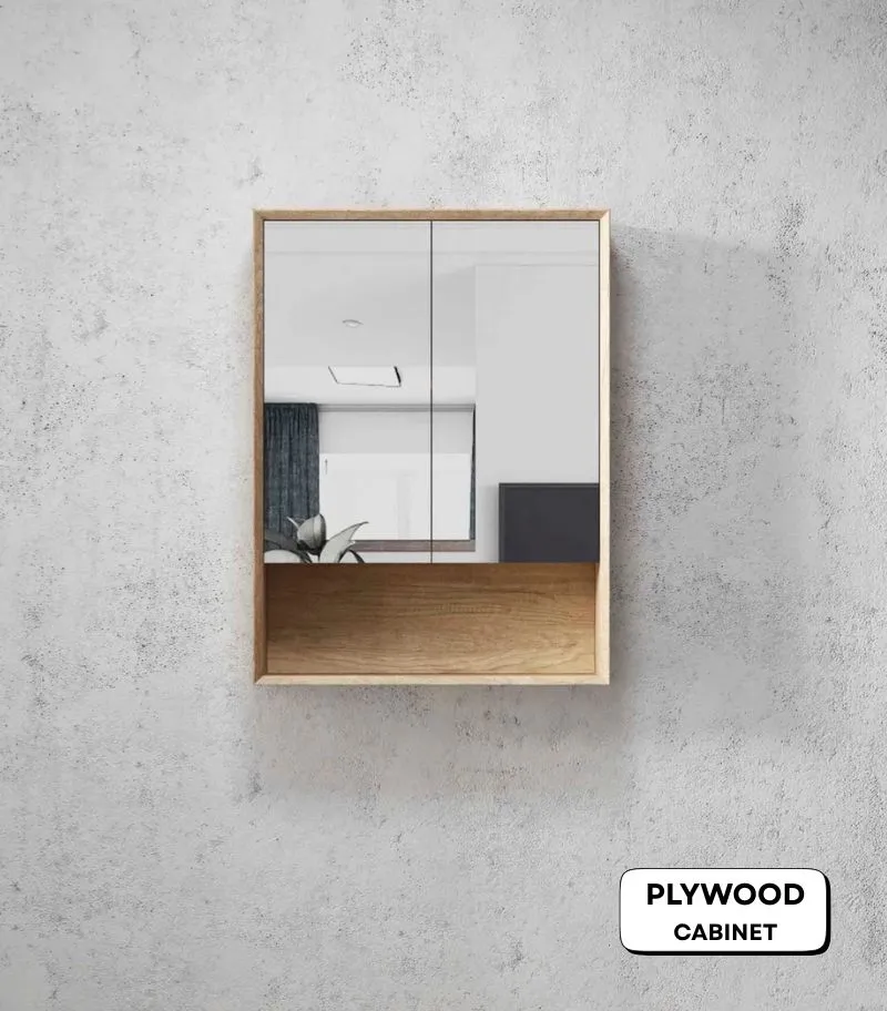 Byron 600x800mm Shaving Cabinet - Natural Oak