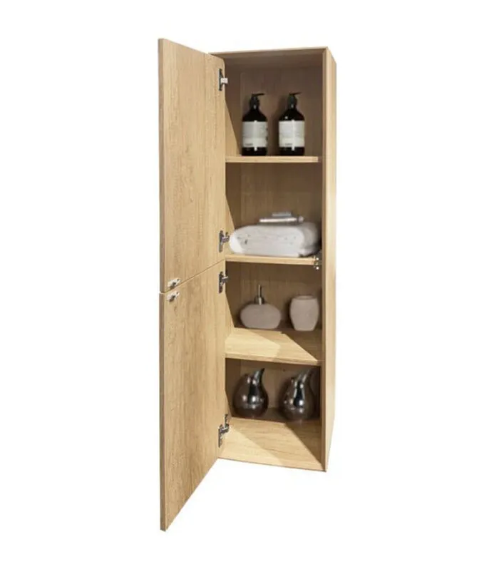 Byron Natural Oak Wall Hung Tallboy