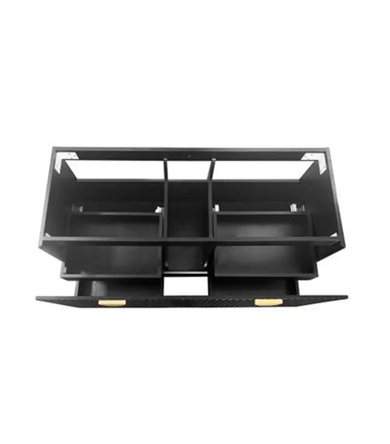 Marlo Matt Black 1200mm Single Bowl Plywood Wall Hung Vanity