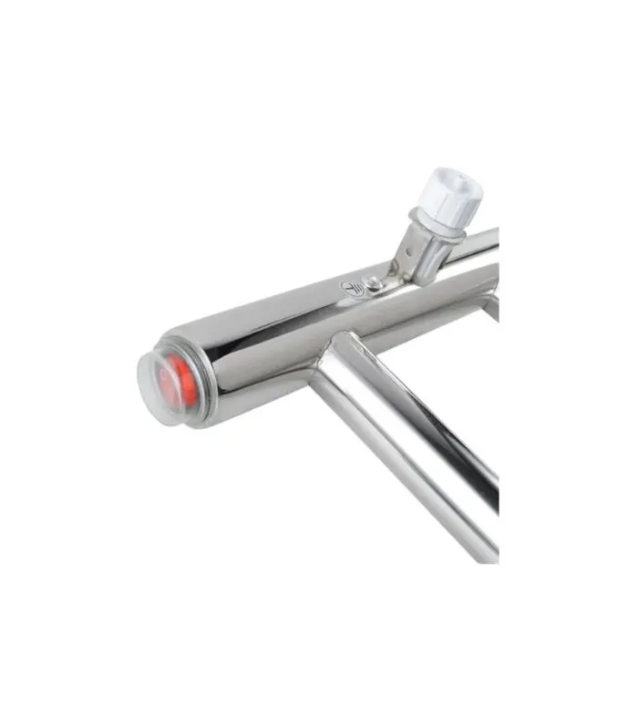Aqua Round Chrome Heated Towel Rack Back