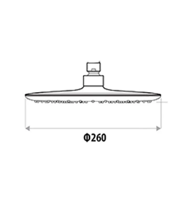 Specification For Loui Round Shower Head 260mm