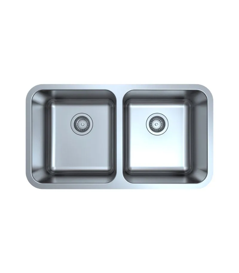 Otus 822x460x229mm Stainless Steel Double Bowl Sink