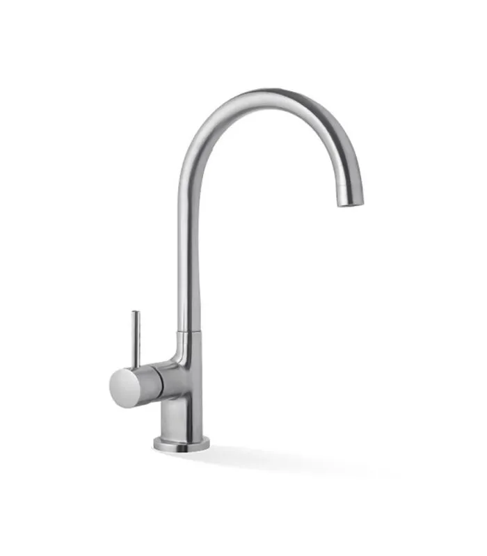 Elle Stainless Steel Gooseneck Sink Mixer