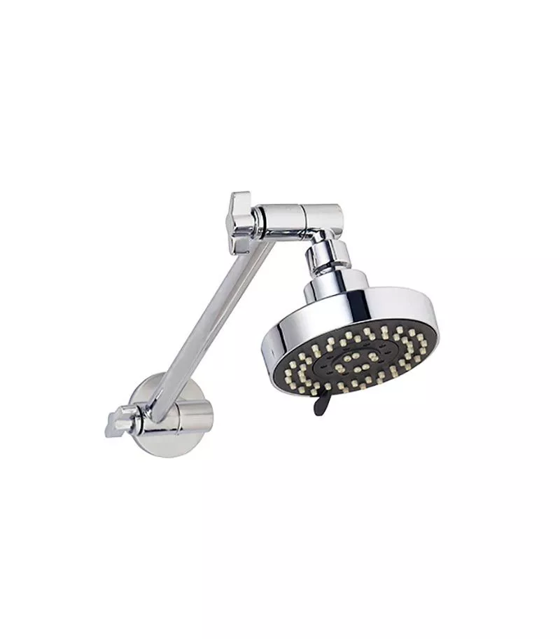 100mm 5 Function Shower Head On Linklock Arm