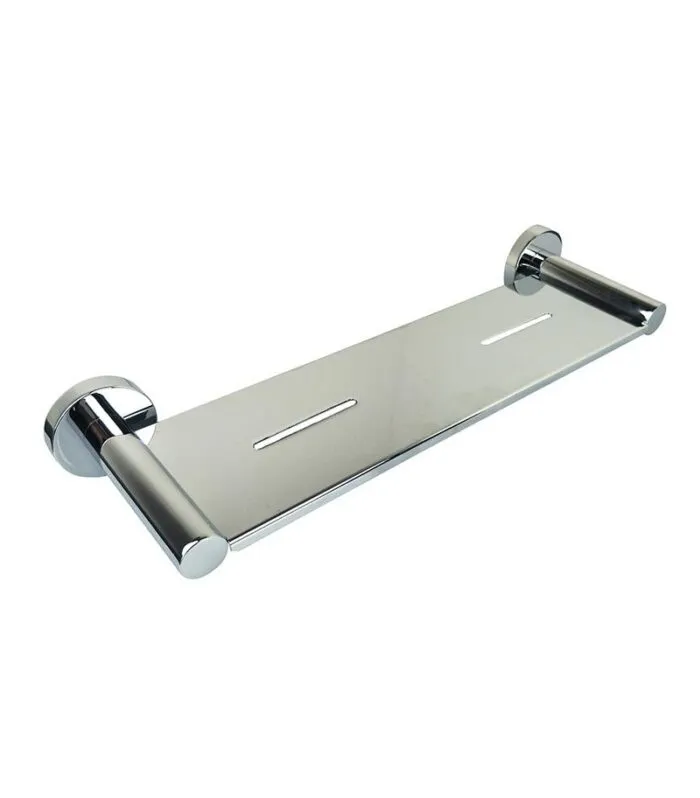Otus Brass Metal Shelf - Chrome