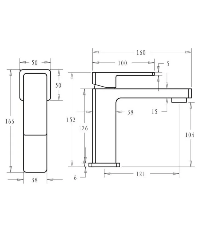 Specification For IKON Ceram Basin Mixer
