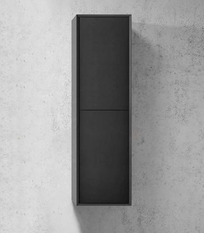 Marlo Matt Black Wall Hung Tallboy