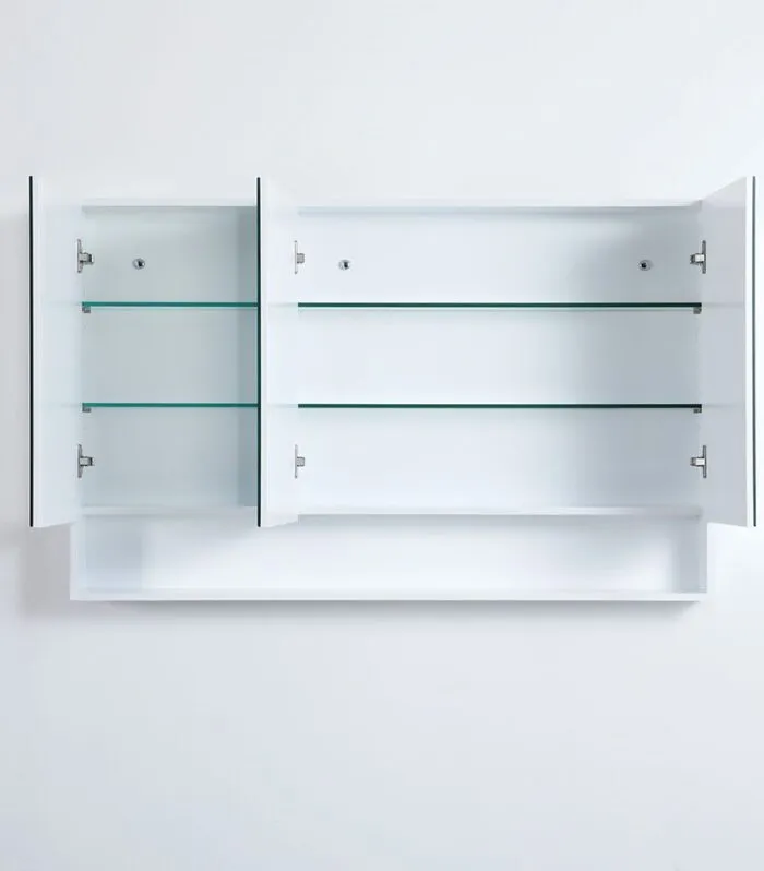 Fremantle Matt White PVC 1200mm X 750mm Shaving Cabinet