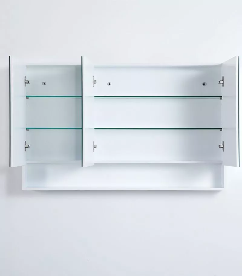 Fremantle Matt White PVC 1200mm X 750mm Shaving Cabinet
