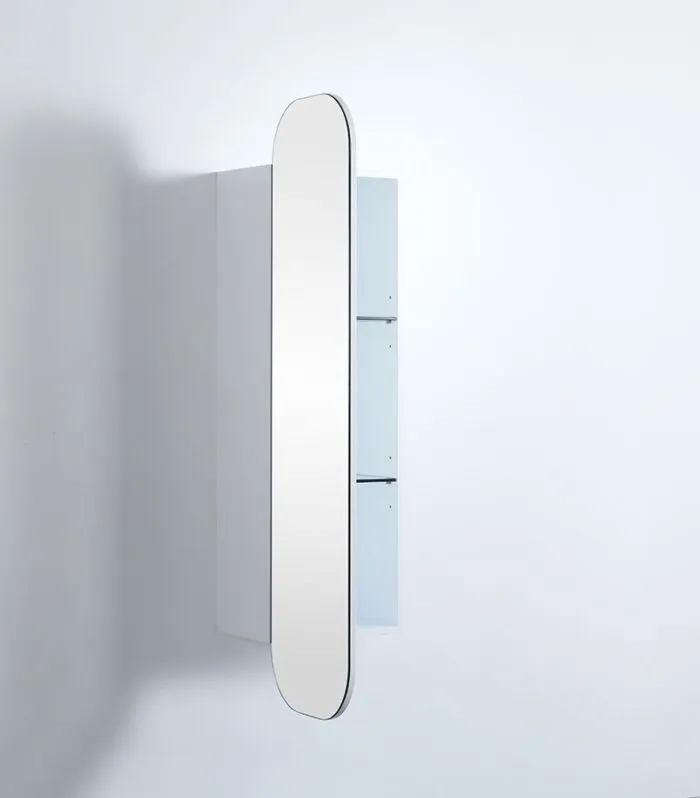 Olivia Matt White 400x1500mm Wall Hung Tallboy