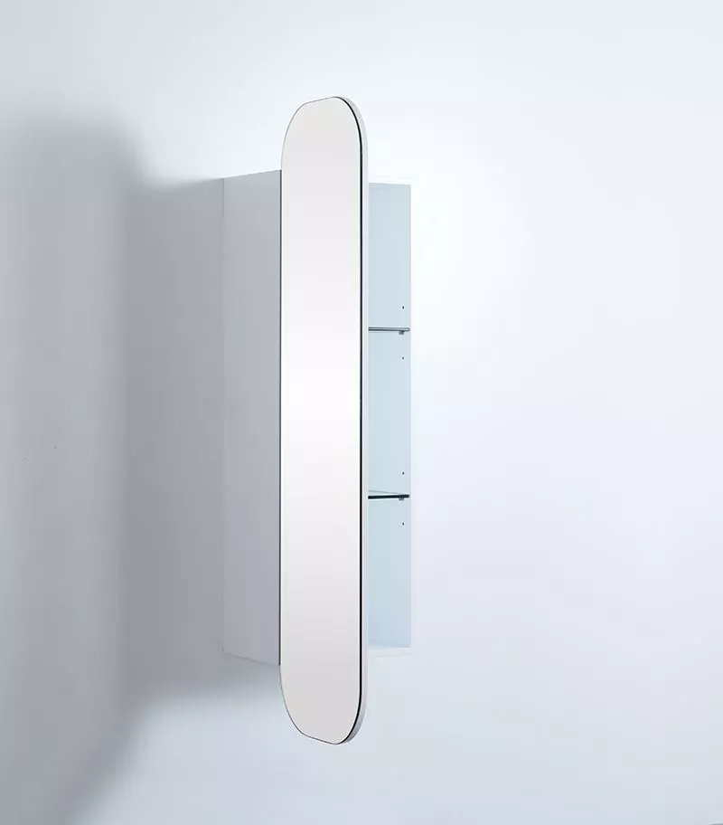 Olivia Matt White 400x1500mm Wall Hung Tallboy