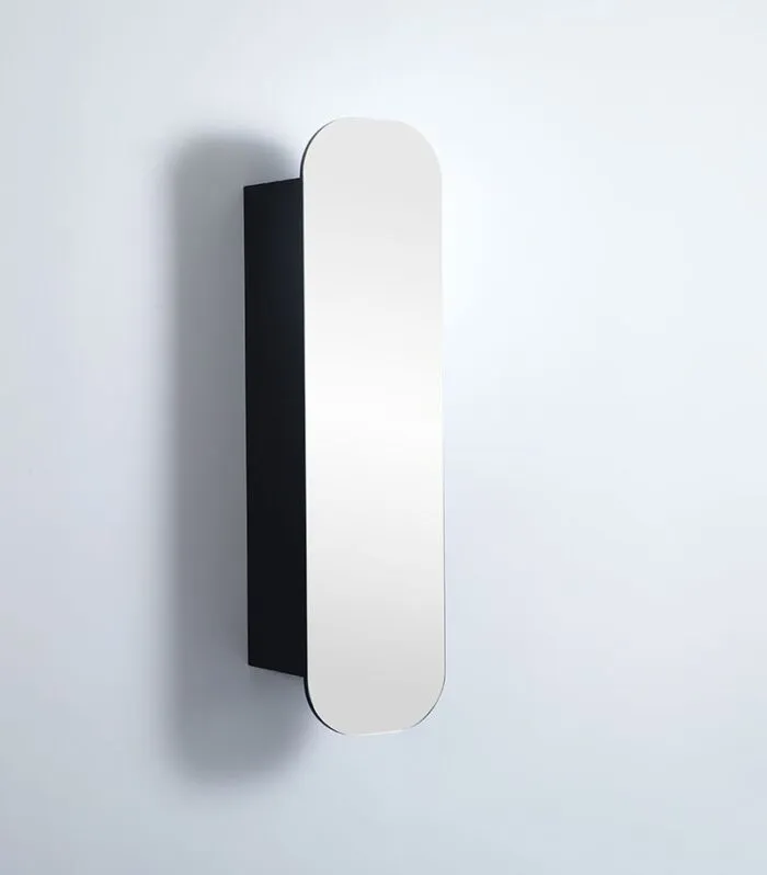 Olivia Matt Black 400x1500mm Wall Hung Tallboy