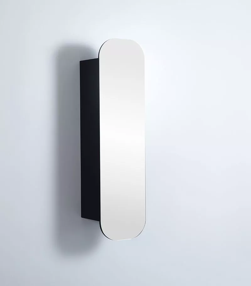 Olivia Matt Black 400x1500mm Wall Hung Tallboy