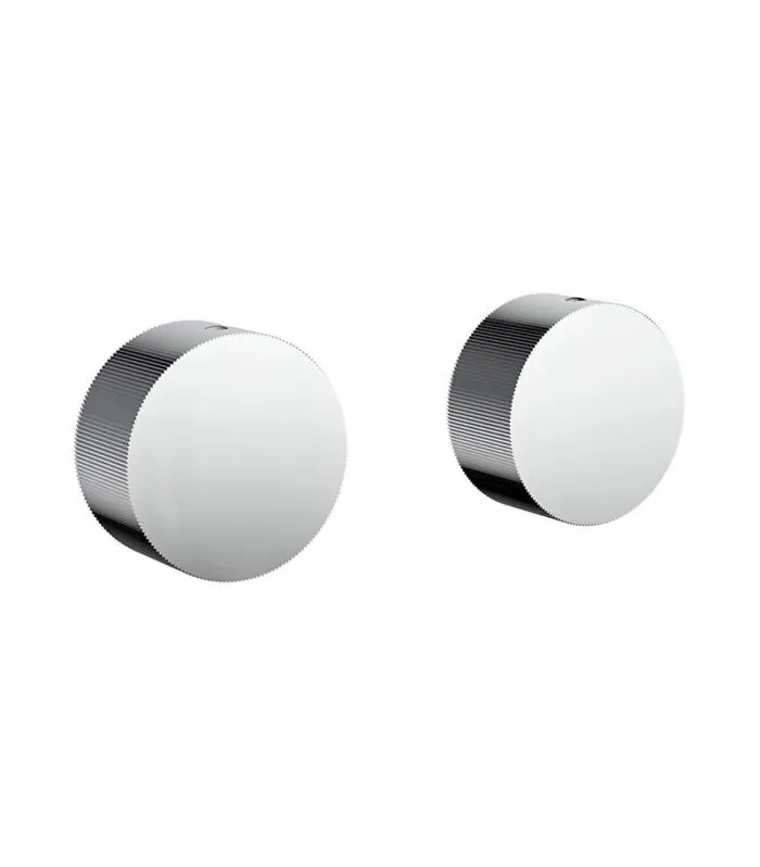 Qi Rund Chrome Basin Tap Set
