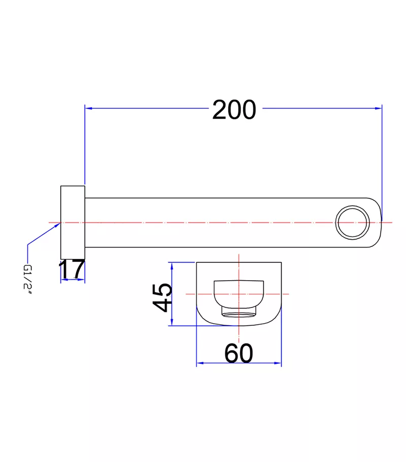 Eden Brass Basin/Bath Spout - Specification