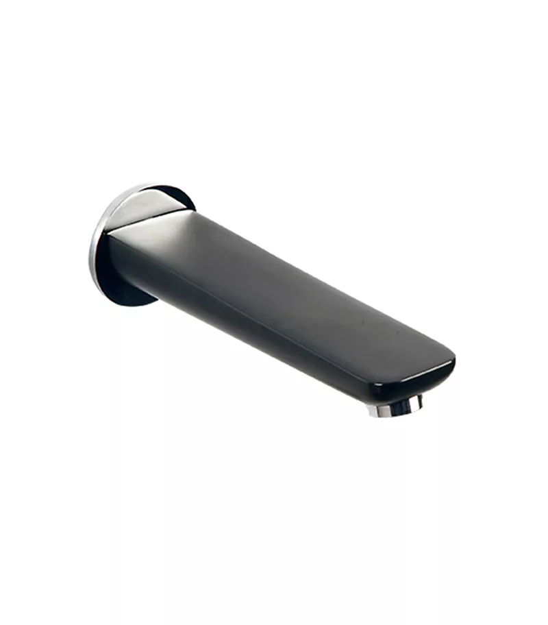 Liberty Basin/Bath Spout - Matte Black and Chrome