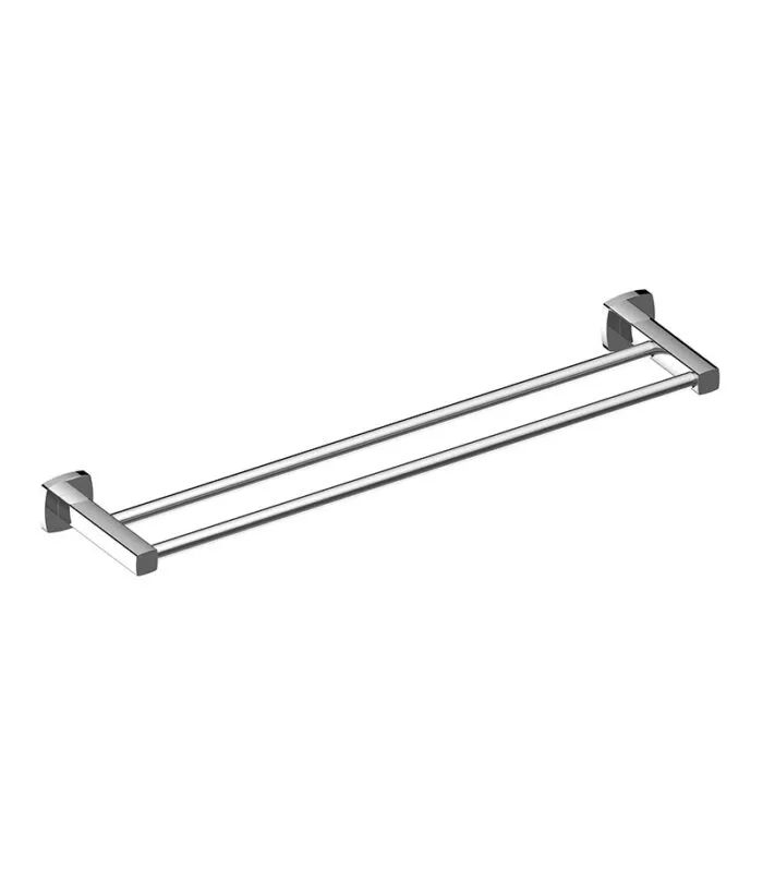 Luxus Double Towel Rail - Chrome