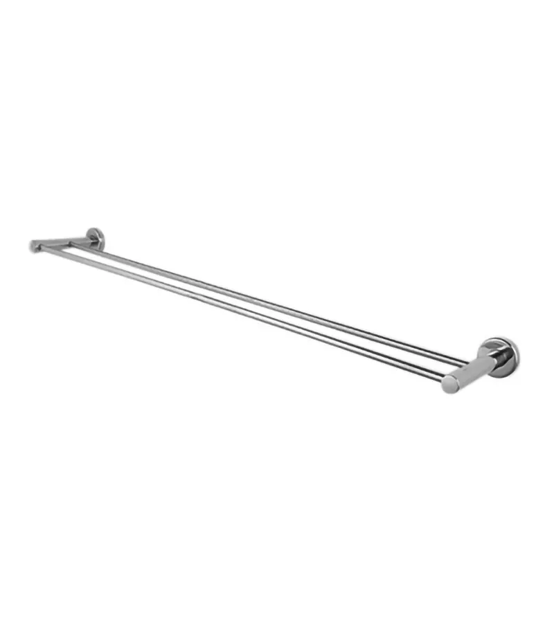 Elle Stainless Steel Double Towel Rail 750mm