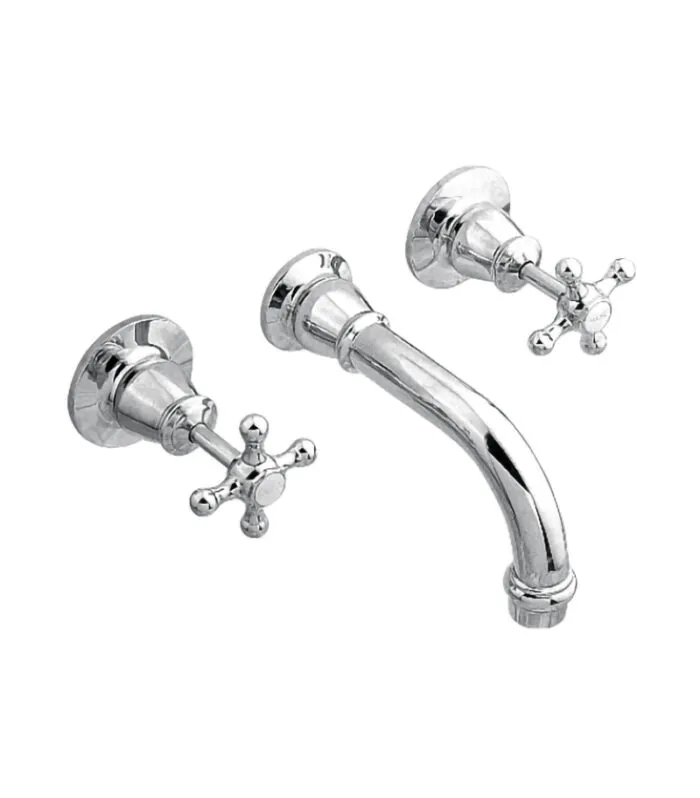 Noosa Heritage Bath Tap Set - Chrome