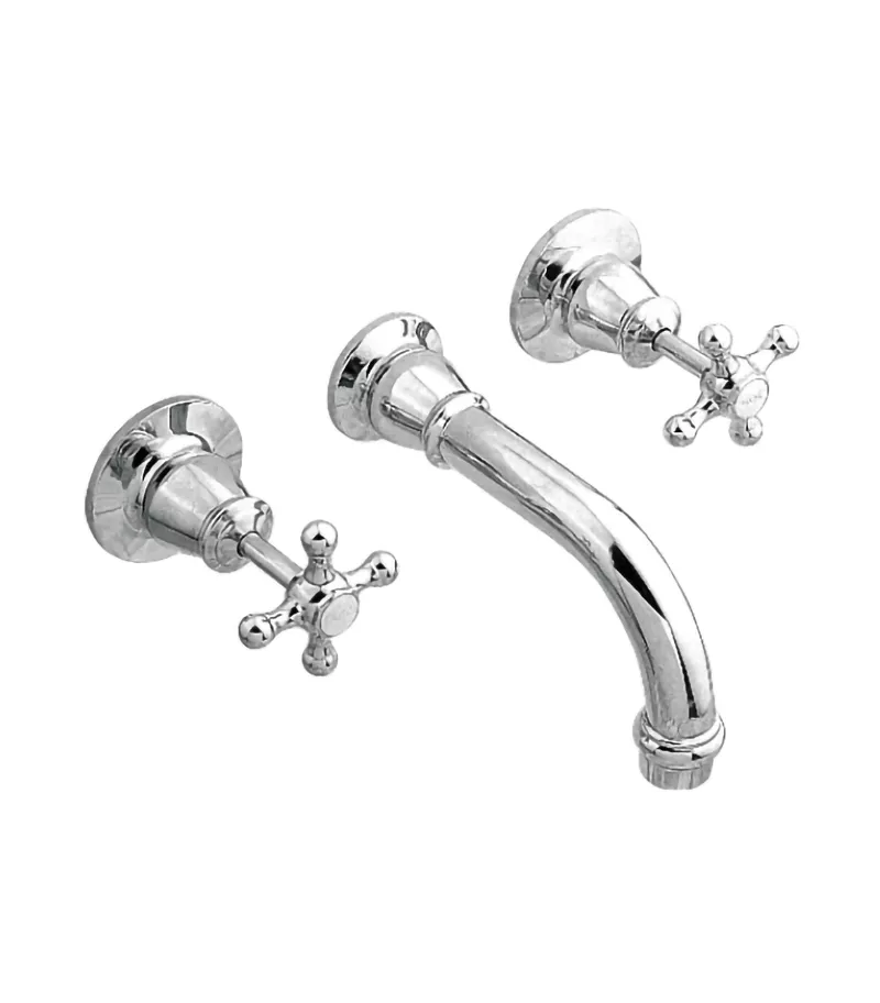 Noosa Heritage Bath Tap Set - Chrome