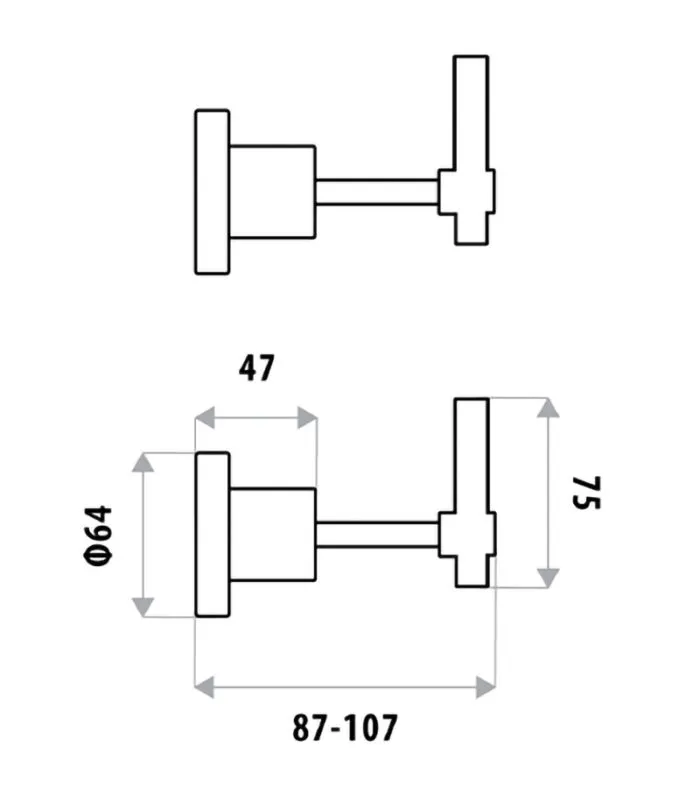 Specification For Sabin Lever Wall Top Assembly