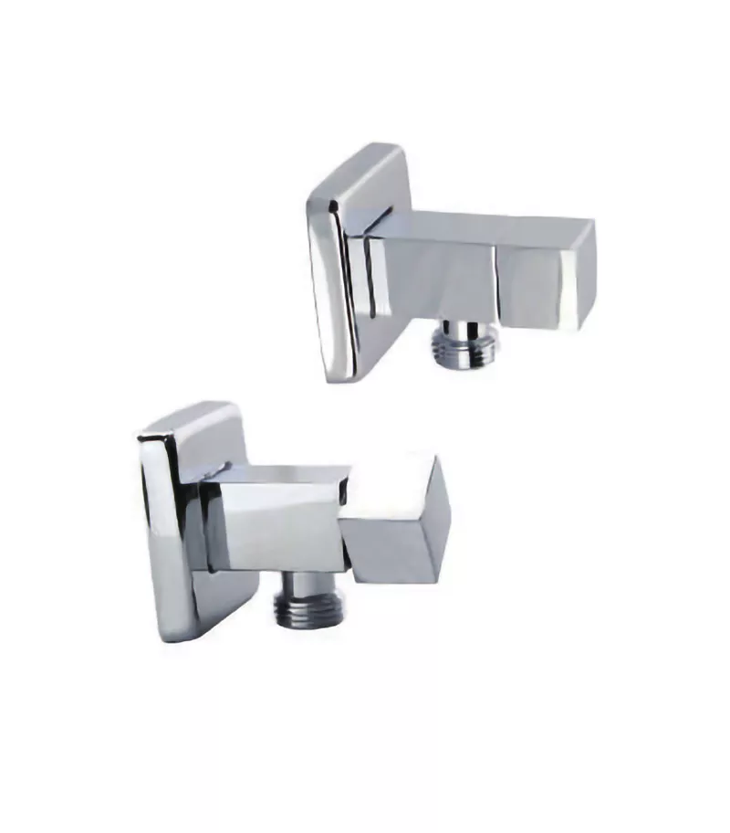 Cube Chrome Square 1/4 Turn Washing Machine Stops