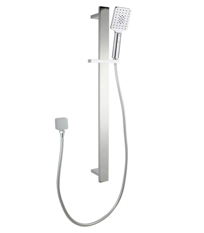 Bellino Chrome Square Shower Rail