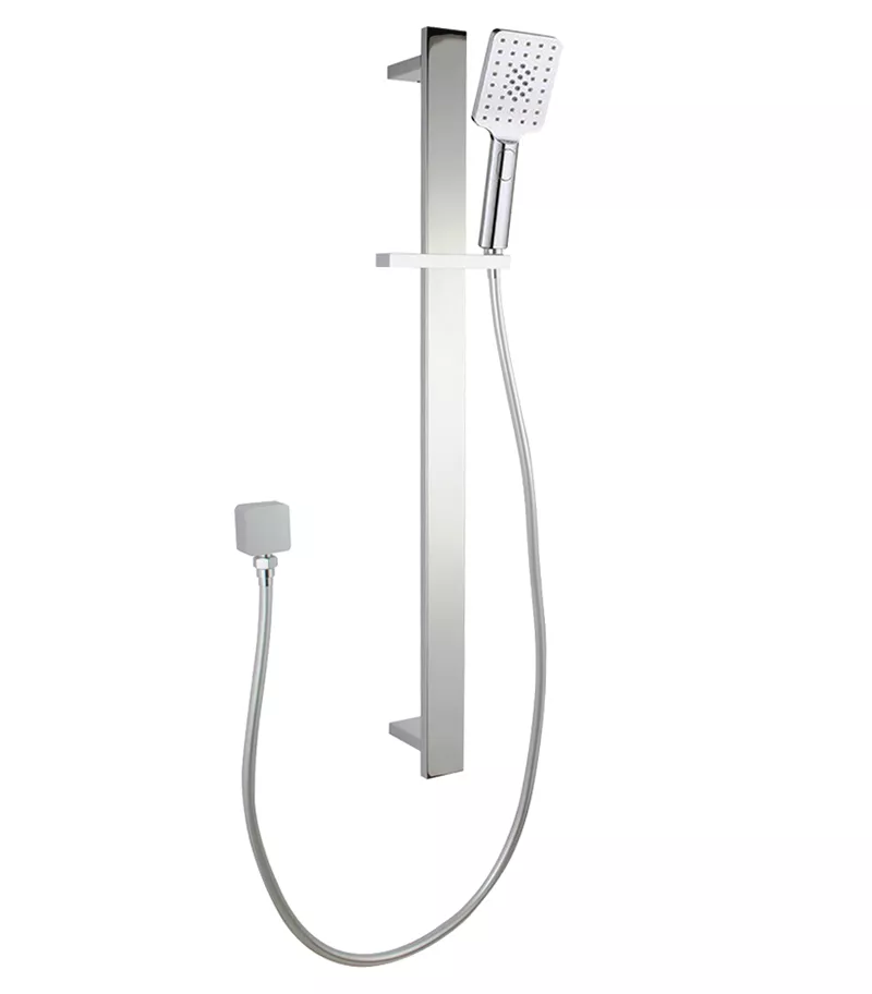 Bellino Chrome Square Shower Rail