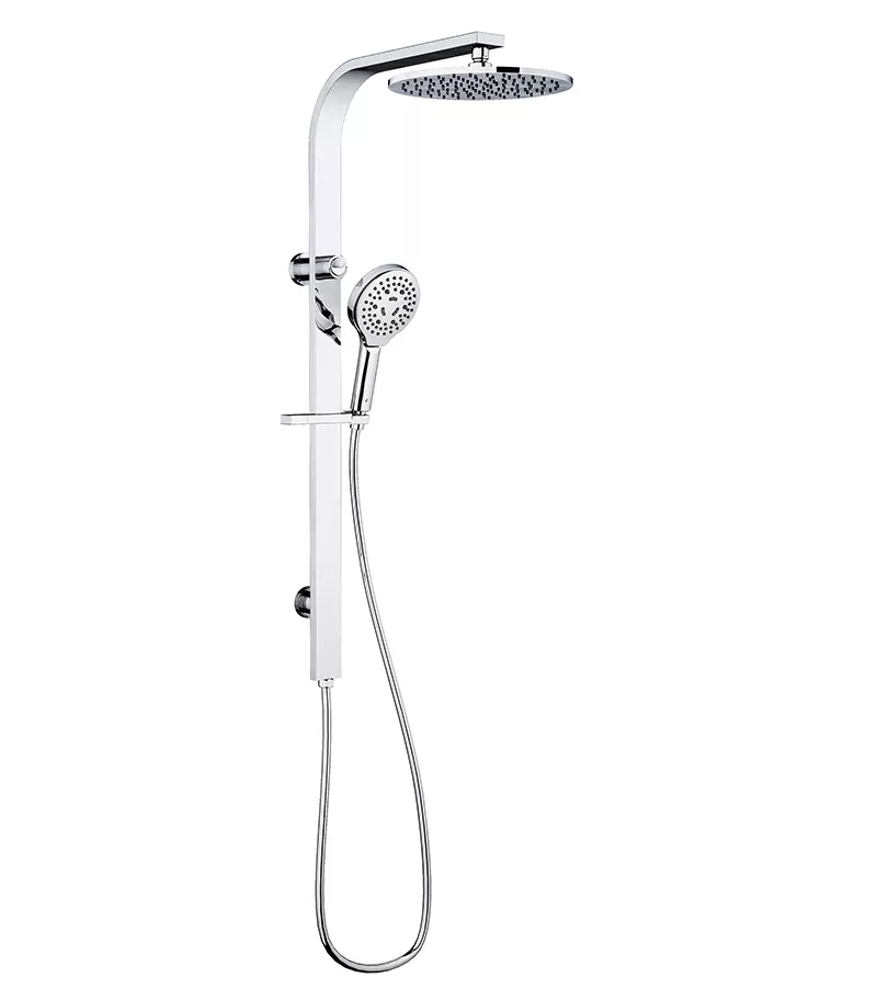 Regal Chrome Twin Shower Set With 6 Function Patent Hand shower