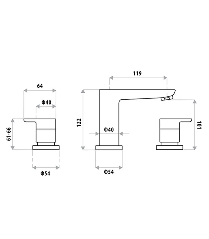 Specification For Liberty Basin Tap Set