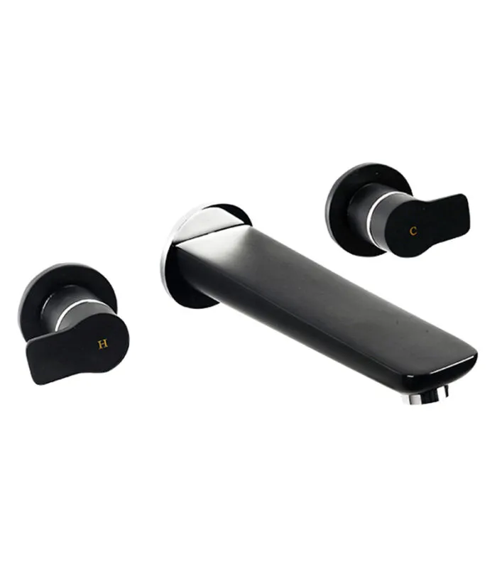 Liberty Bath Tap Set - Matte Black