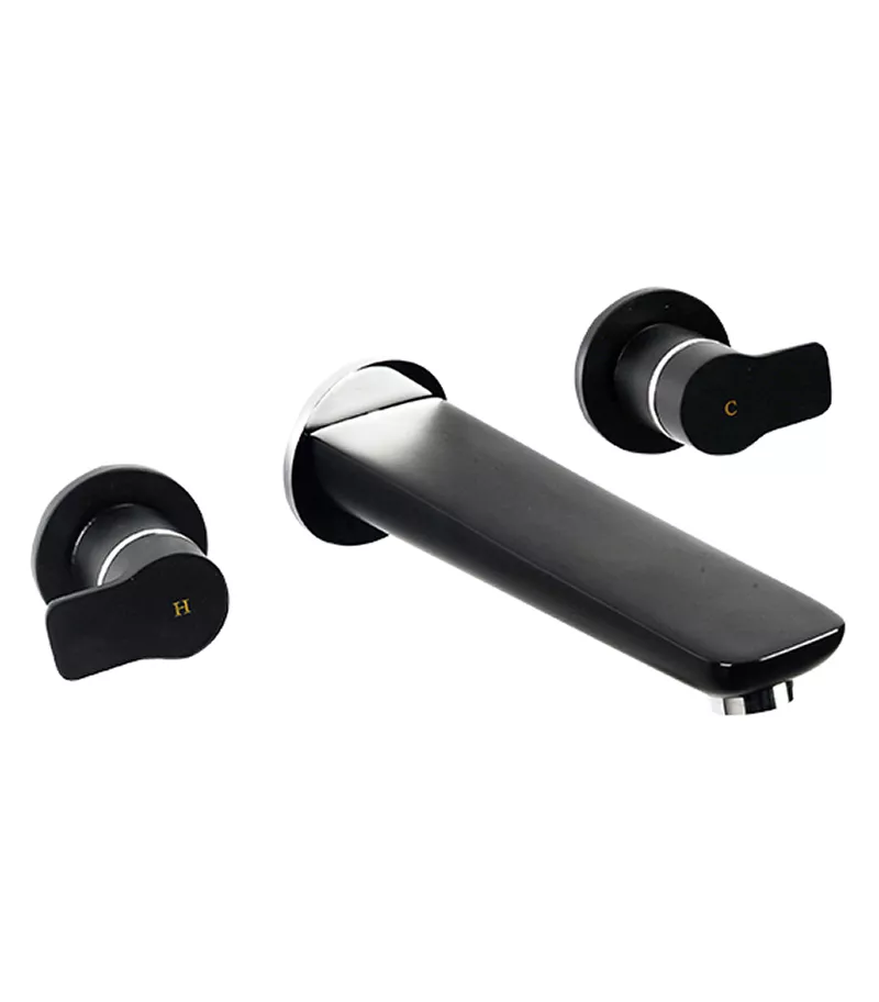 Liberty Bath Tap Set - Matte Black