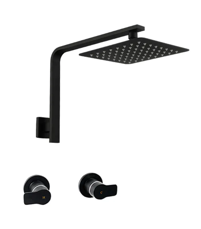 Liberty Shower Tap Set - Matte Black
