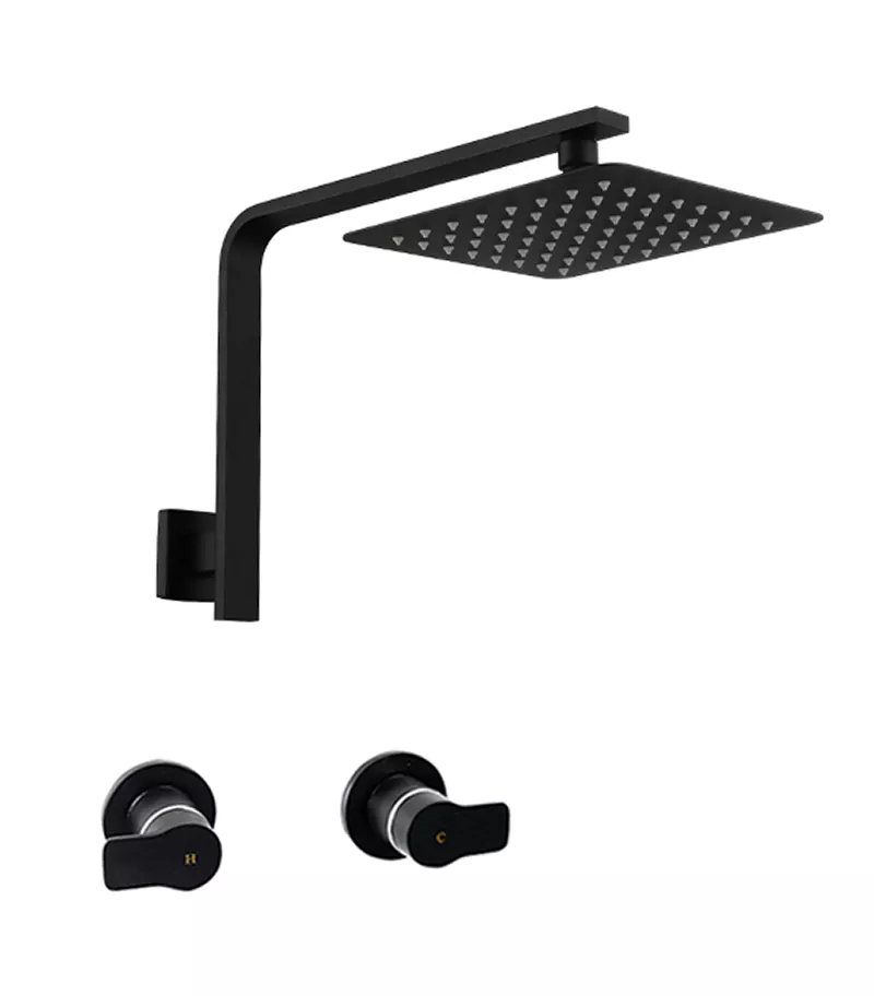 Liberty Shower Tap Set - Matte Black