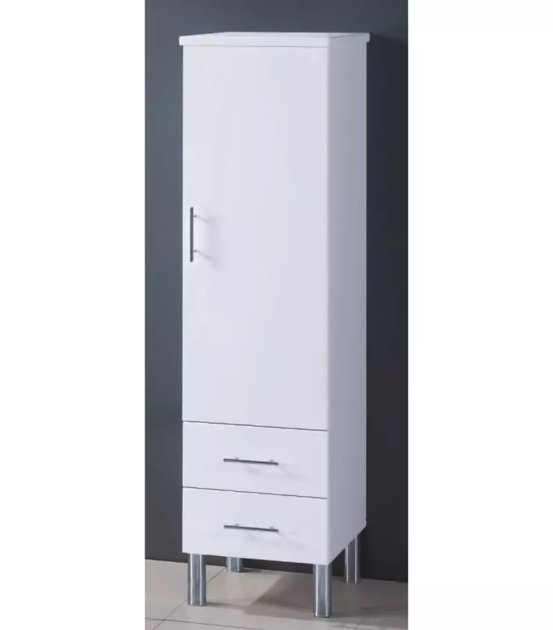 Reno 2 Solid Door Tallboy With Bar Handles