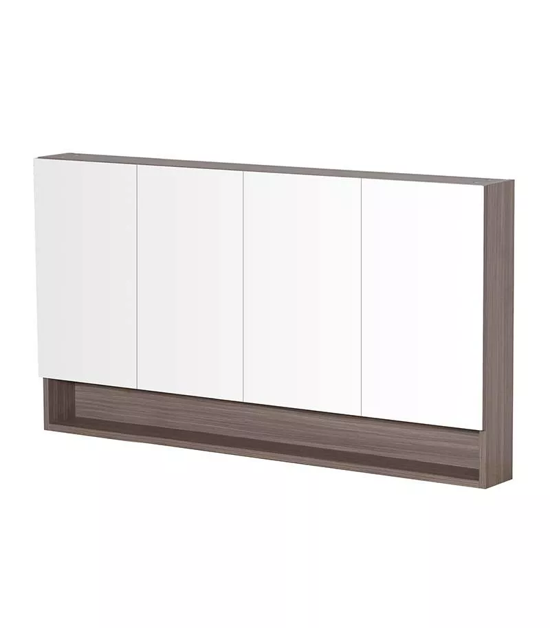 Citi Light Oak PVC 1500mm x 750mm Shaving Cabinet