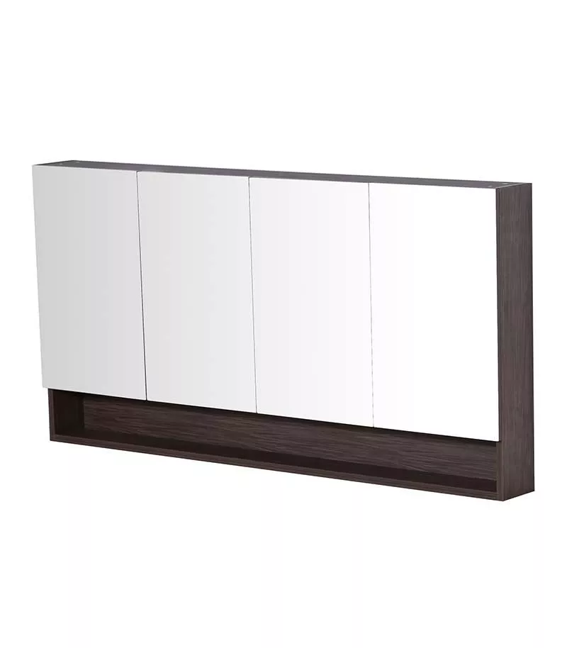 Citi Dark Oak PVC 1500mm x 750mm Shaving Cabinet