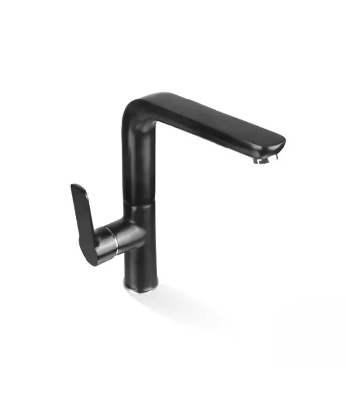 Liberty Sink Mixer - Matte Black and Chrome