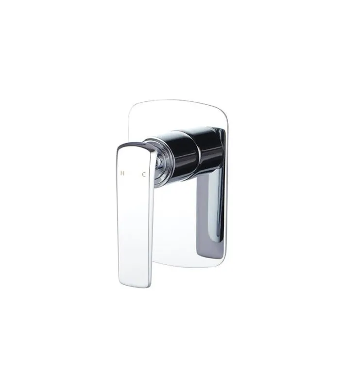 Esperia Brass Wall Mixer - Chrome
