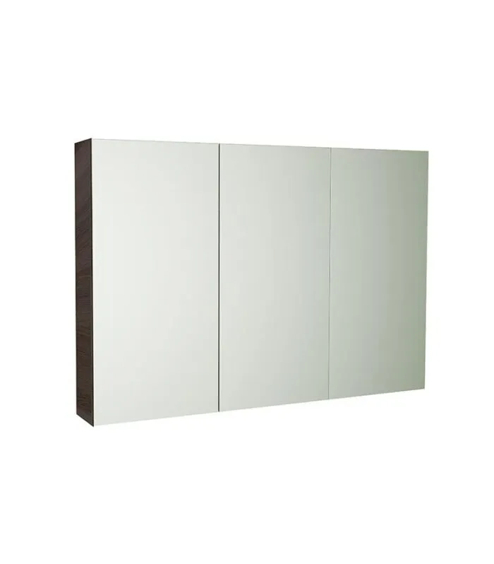 Avie Dark Brown PVC 1200mm X 750mm Shaving Cabinet