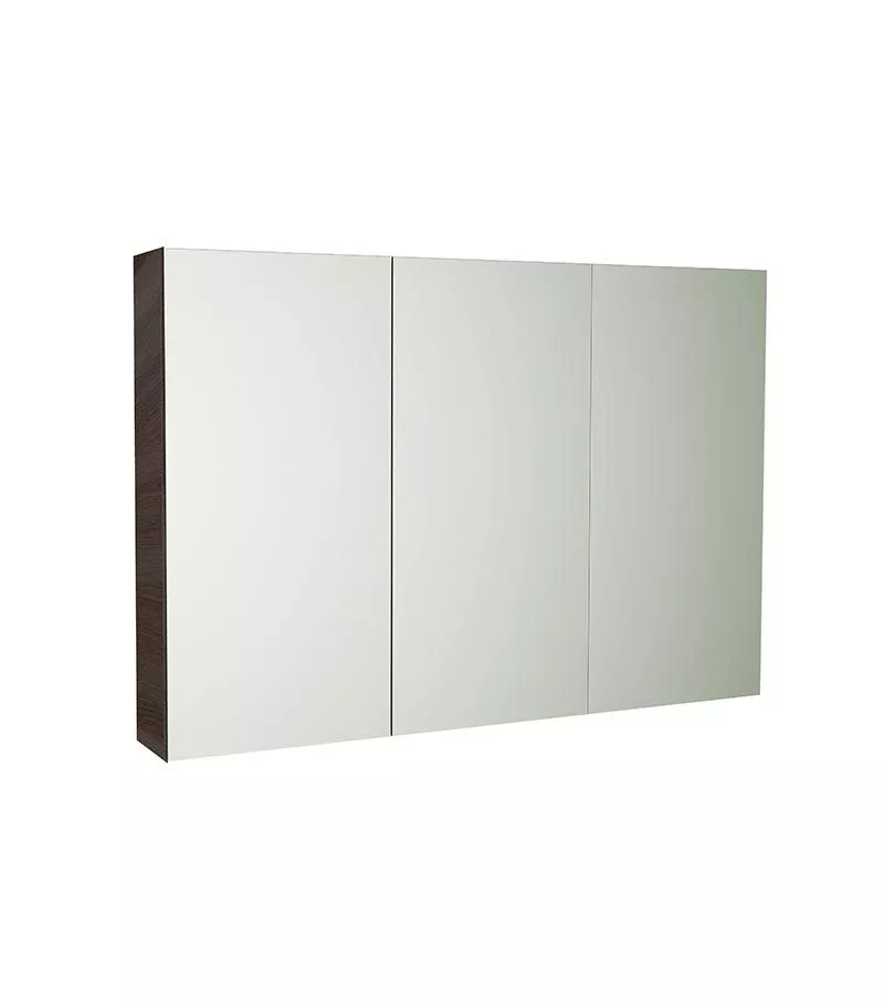 Avie Dark Brown PVC 1200mm X 750mm Shaving Cabinet