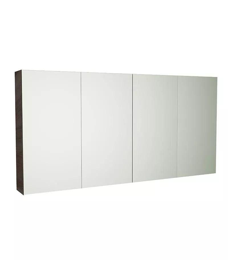 Avie Dark Brown PVC 1480mm X 750mm Shaving Cabinet