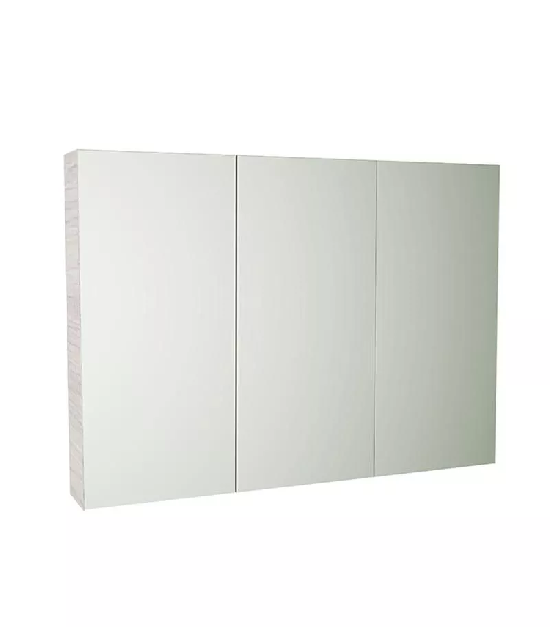 Avie Light Oak PVC 1200mm X 750mm Shaving Cabinet