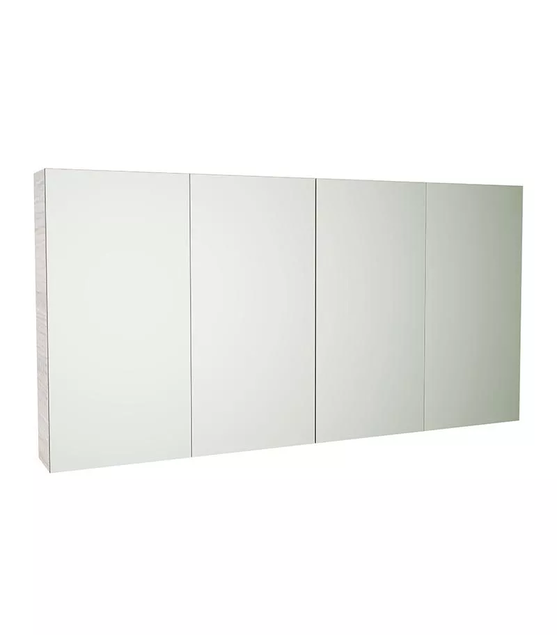 Avie Light Oak PVC 1480mm X 750mm Shaving Cabinet