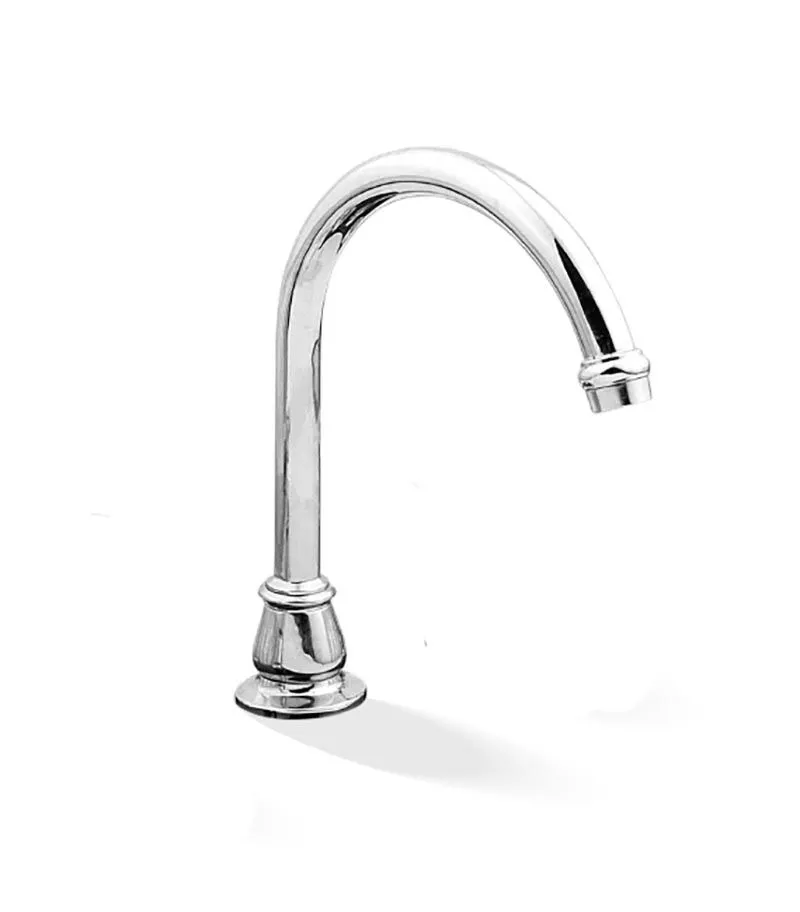 Noosa Heritage Goose Neck Hob Swivel Spout - Chrome