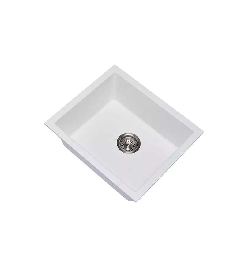 Carysil White Granite Kitchen Sink 533mm TWM-SW