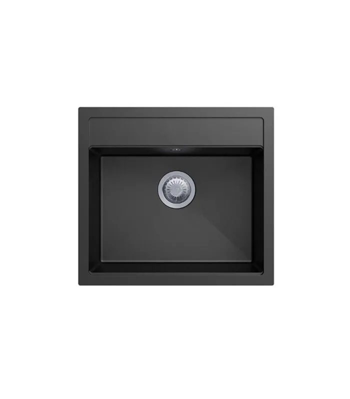 Carysil Black Granite Kitchen Sink 560mm TWM-560FE