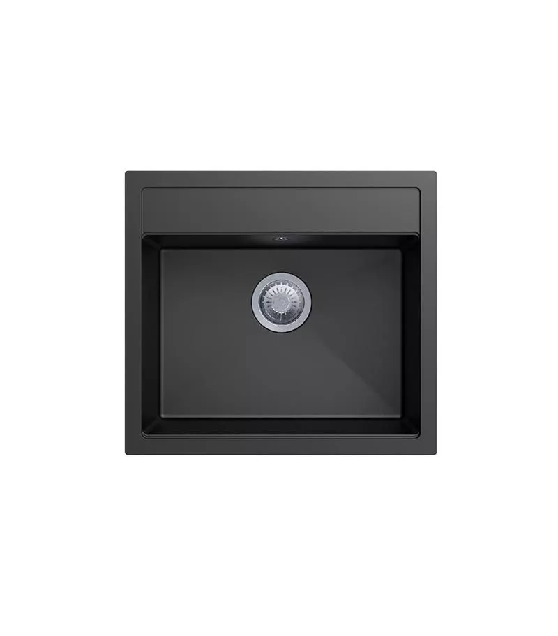 Carysil Black Granite Kitchen Sink 560mm TWM-560FE
